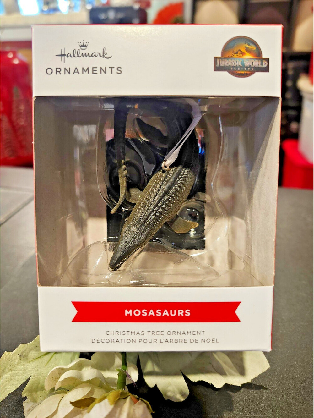 2025 HALLMARK Jurassic World Rebirth MOSASAURUS Dinosaur Christmas Ornament NEW